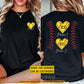 Personalized Softball Mom Two-sided T-shirt, Softball Mama Sport Tees Mother's Day Gift For Softball Lovers