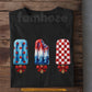 July 4th T-shirt, Stars Stripes And Popsicles Tees Independence Day Gift For American Patriot