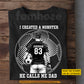 Personalized Soccer Dad Son T-shirt, I Created A Monster He Calls Me Dad Sport Tees Father's Day Gift For Soccer Lover
