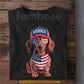July 4th Dachshund Dog USA 250 Anniversary T-shirt, Merica Tees Independence Day Gift For Dachshund Lover