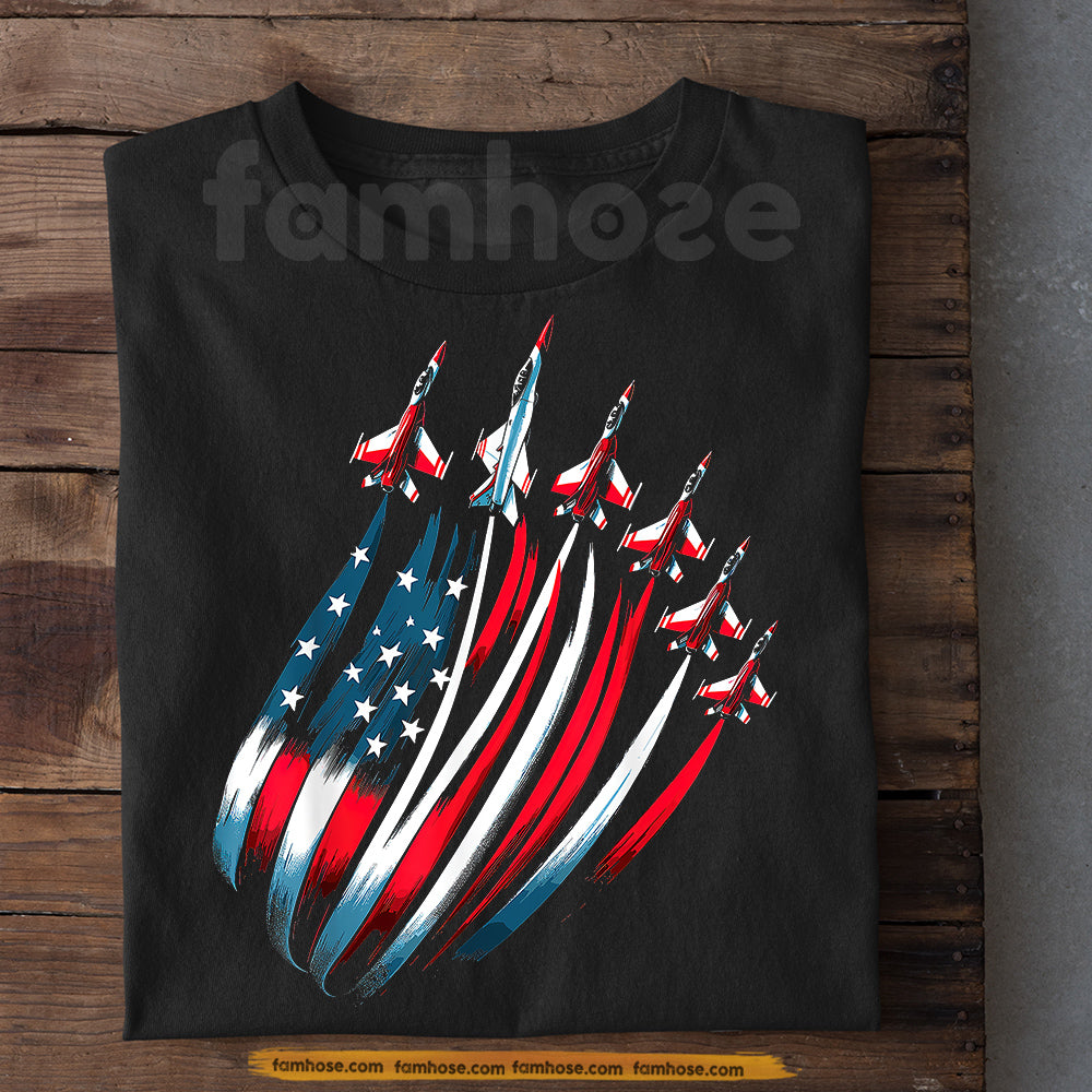 July 4th T-shirt, Red White Blue At Mach Speed Tees Independence Day Gift For American Patriot