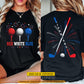 Personalized Golf July 4th Two-sided T-shirt, Fireworks Fairways And Freedom Sport Tees Independence Day Gift For Golf Lover