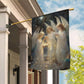 Angelic Hymns Of Holy Night, Angel Garden Flag - House Flag, Christmas Flag Gift For Angel Lovers