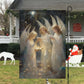 Angelic Hymns Of Holy Night, Angel Garden Flag - House Flag, Christmas Flag Gift For Angel Lovers