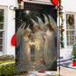 Angelic Hymns Of Holy Night, Angel Garden Flag - House Flag, Christmas Flag Gift For Angel Lovers