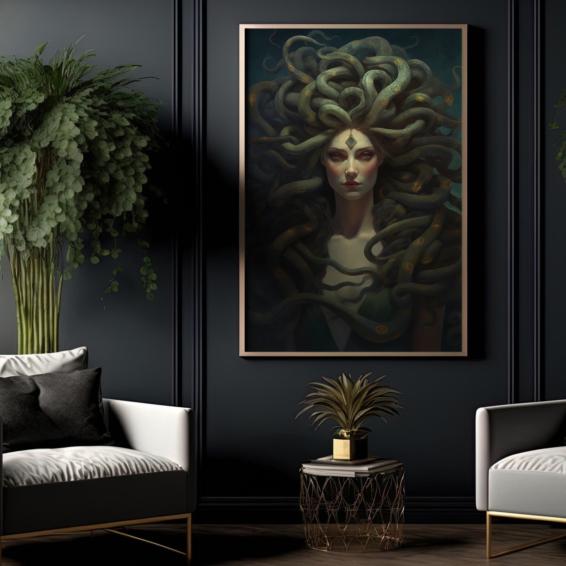 The Gorgons Art Print Medusa Witchcraft Dark Goddess 