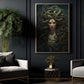 Medusa Goddess Portrait, Victorian Goddess Canvas Painting, Wall Art Decor - Dark Surreal Gorgons Greek Mythology Poster Gift