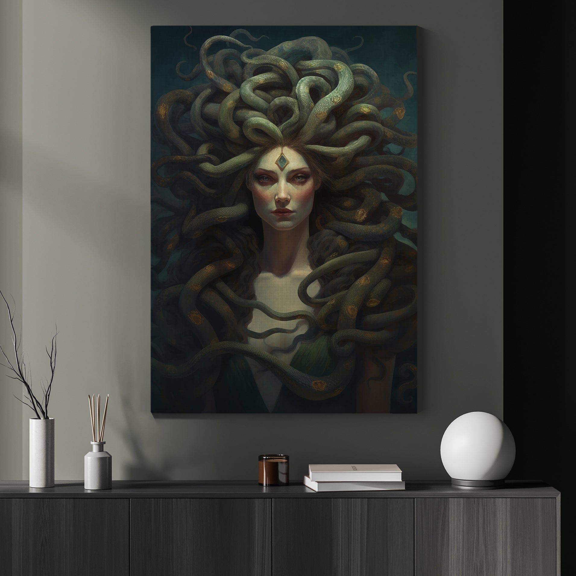 The Gorgons - Art Print - Medusa - Witchcraft - Dark Goddess