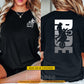 Personalized Dirt Bike Two-sided T-shirt, Born To Ride Tees Gift For Motocross Lover