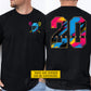 Personalized Lacrosse Two-sided T-shirt, Neon Stick Vibes Sport Tees Gift For Lacrosse Lover