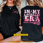 Personalized Lacrosse Girl Two-sided T-shirt, In My Lacrosse Era Sport Tees Gift For Lacrosse Lover