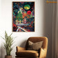 Galactic Odyssey Intergalactic Explorers on the Cosmic Frontier Christmas Canvas Painting, Xmas Wall Art Decor - Christmas Poster Gift