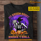 Personalized Halloween Basketball Witch T-shirt, My Broom Broke So Now I Play, Gift For Basketball Lovers, Basketball Girls