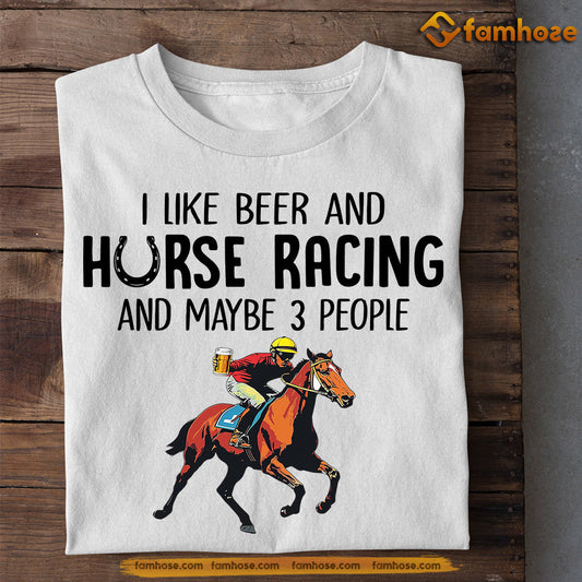 Kentucky Derby Day Horse T-shirt, Beer Horse Racing People, Kentucky Gift For Horse Lovers, Horse Racing Tees