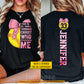 Personalized Softball Girl Jesus Two-sided T-shirt, I Can Do All Things Through Christ Sport Tees Gift For Christian, Softball Lover