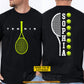 Personalized Tennis Two-sided T-shirt, Tennis Queen Custom Sport Tees Gift For Tennis Lovers