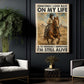 Funny Cowboy Canvas Painting, Sometimes I Look Back On My Life Wall Art Decor, Poster Gift For Cowboys