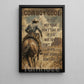 Cowboy Canvas Painting, Cowboy Code Wall Art Decor, Poster Gift For Cowboys