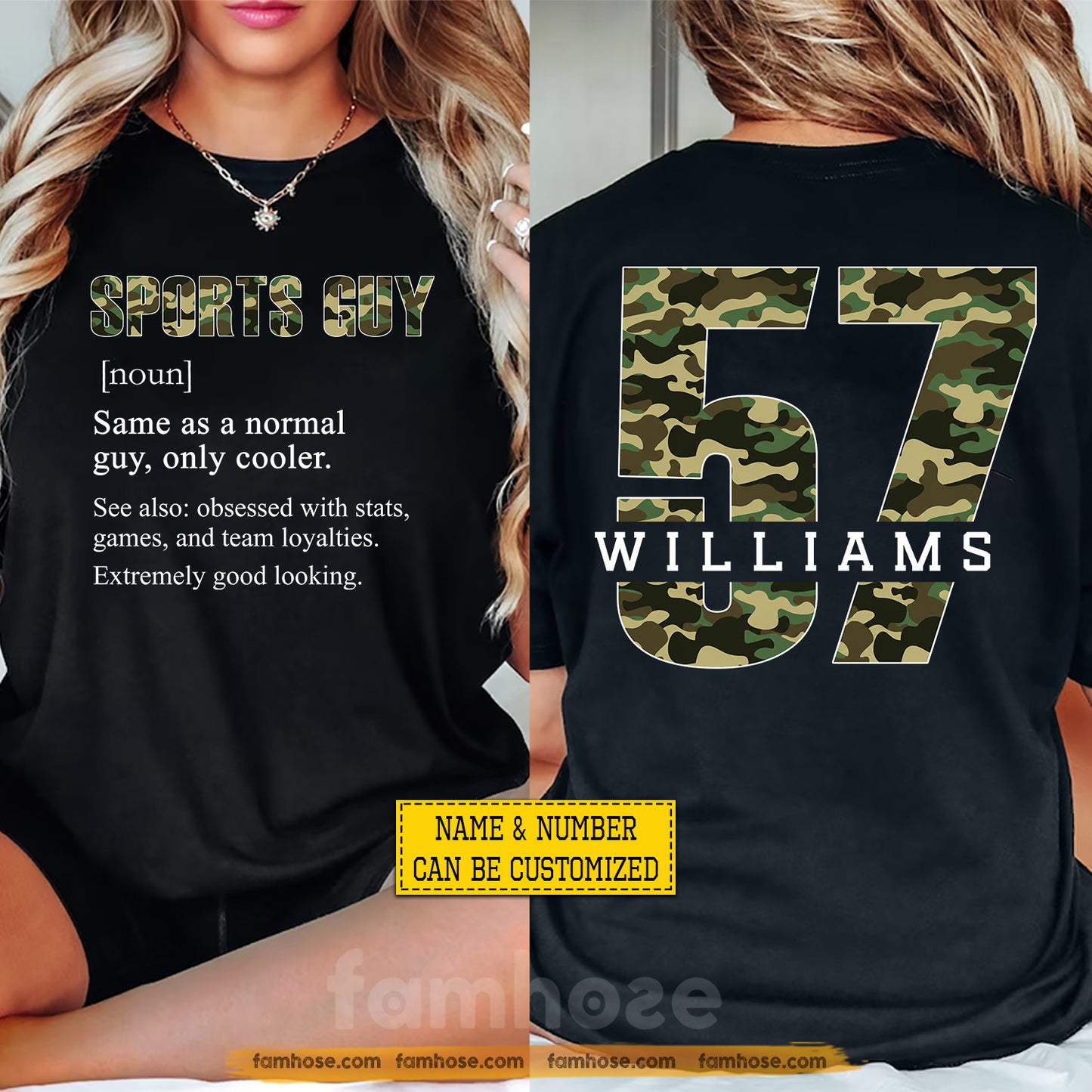 Personalized Sport Guy Two-sided T-shirt, Same As A Normal Guy Only Cooler Sport Tees Gift For Sporty Guy