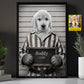 Funny Personalized Dog Canvas Painting, Wanted For Being Too Cute Wall Art Decor, Poster Gift For Dog Lovers