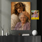 Personalized Jesus Deceased People Canvas Painting, In Heaven With Jesus Wall Art Decor, Poster Gift For Christian