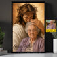 Personalized Jesus Deceased People Canvas Painting, In Heaven With Jesus Wall Art Decor, Poster Gift For Christian