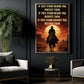 Cowboy Canvas Painting, If They Stand Behind You Protect Them Wall Art Decor, Poster Gift For Cowboys