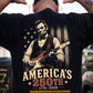 July 4th Abraham Lincoln USA 250 Anniversary Backside T-shirt, America's 250th 1779 - 2026 Tees Independence Day Gift For American Lover