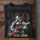 July 4th Abraham Lincoln USA 250 Anniversary T-shirt, 250 Years 1776 - 2026 Tees Independence Day Gift For American Lover