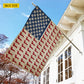 July 4th Dachshund Dog USA Garden Flag & House Flag, Dachshund American Outdoor Decor, Independence Day Yard Flag Gift For Dachshund Lover