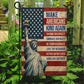 July 4th USA Garden Flag & House Flag, Make Americans Kind Again Patriotic Outdoor Decor, Independence Day Yard Flag Gift For American Patriot