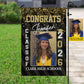 Gratuation Garden Flag & House Flag, Graduation Memories Outdoor Decor, Yard Flag Senior Gift For Graduate