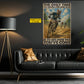 Personalized BMX Racing Canvas Painting, The Only Time You Should Ever Look Back Wall Art Decor, Poster Gift For BMX Racing Lover