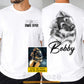 Personalized Dog Dad Two-sided T-shirt, Fist Bump With My Best Friend Tees Father's Day Gift For Dog Lovers