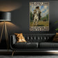 Horse Girl Canvas Painting, The Only Time You Should Ever Look Back Wall Art Decor, Poster Gift For Horse Girl