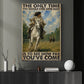 Horse Girl Canvas Painting, The Only Time You Should Ever Look Back Wall Art Decor, Poster Gift For Horse Girl
