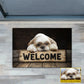 Personalized Dog Doormat, Welcome Doormat For Home Decor Housewarming Gift For Dog Lover