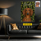 Personalized Dog Canvas Painting, The Owner Of The House Wall Art Decor, Poster Gift For Dog Lovers