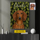 Personalized Dog Canvas Painting, The Owner Of The House Wall Art Decor, Poster Gift For Dog Lovers