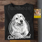 Vintage Personalized Dog Dad T-shirt, My Heart Has Four Paws Tees Gift For Dog Lover