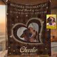 Personalized Dog Loss Keepsake & Memories Fleece Blanket, Snuggle This Blanket Woven Blanket, Sherpa Blanket Gift For Dog Lover