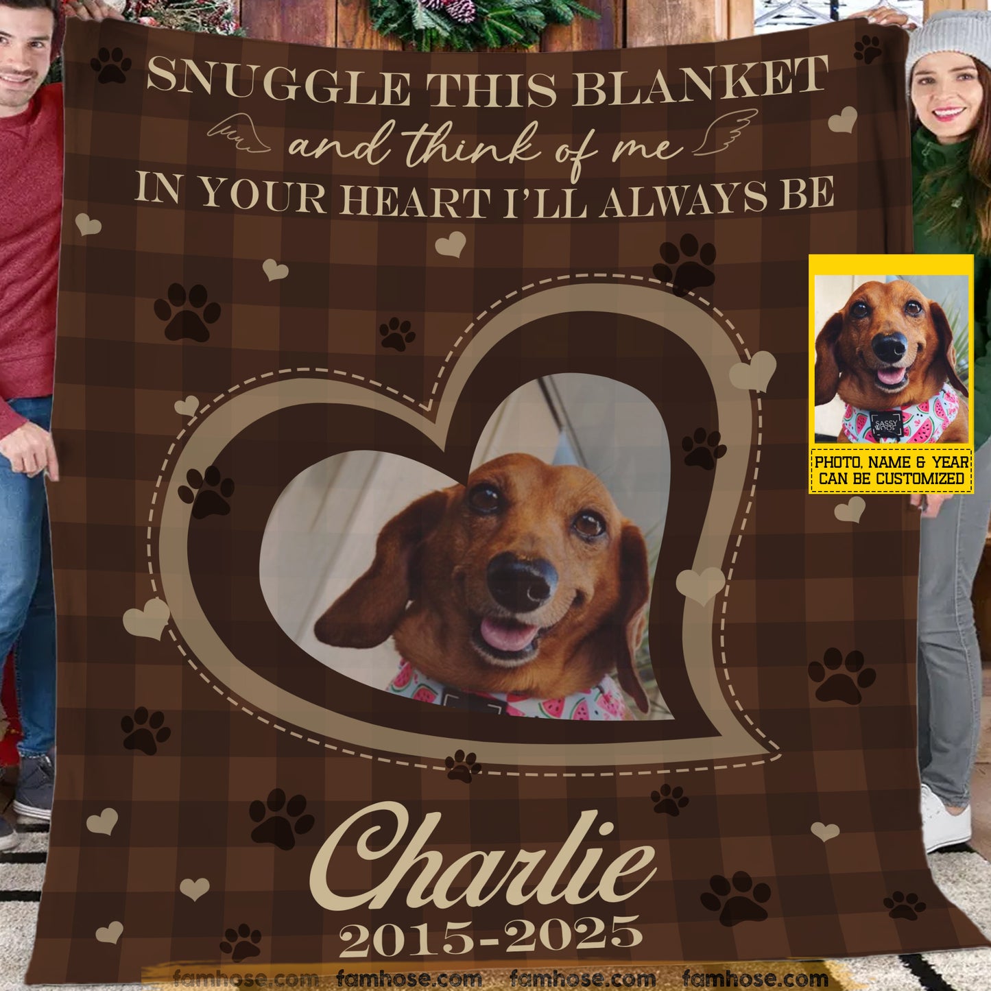Personalized Dog Loss Keepsake & Memories Fleece Blanket, Snuggle This Blanket Woven Blanket, Sherpa Blanket Gift For Dog Lover