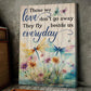 Those We Love Don’t Go Away They Fly Beside Us Everyday, Memorial Canvas Painting, Dragonfly Wall Art Decor - Poster Gift For The Deceased