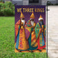 Majestic Journey The Wise Men's Quest, Christians Xmas Garden Flag & House Flag, Nativity Christians Flag Gift