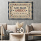 July 4th USA 250 Anniversary Canvas Painting, God Bless America Wall Art Decor, Independence Day Poster Gift For Christian