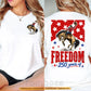July 4th Rodeo USA 250 Anniversary Two-sided T-shirt, 250 Years Of Freedom Tees Independence Day Gift For Rodeo Lover