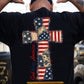 July 4th Jesus Backside T-shirt, God Bless America Tees Independence Day Gift For Christian Patriot