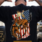July 4th Rodeo Backside T-shirt, Bucking For Freedom Cowboy Spirit Never Dies Tees Independence Day Gift For Rodeo Lover