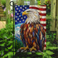 July 4th Eagle USA Garden Flag & House Flag, Wings Of Freedom Outdoor Decor, Independence Day Yard Flag Gift For Eagle Lover