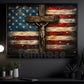 July 4th Jesus Canvas Painting, In God We Trust Wall Art Decor, Independence Day Poster Gift For Christian